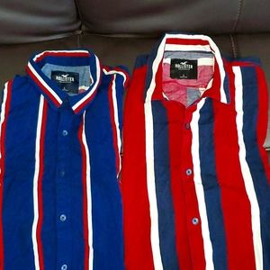 2-Pack Men's Hollister Summer Camp Collar Shirt